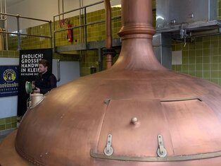 Besichtigung Martinsbräu Kessel
