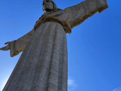 Christusstatue Großaufnahme